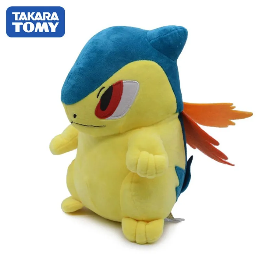 

TAKARA TOMY Pokemon 30cm Anime Figure Typhlosion Plush Toys Soft Stuffed Animals Monster Doll Christmas Gifts Toys For Children