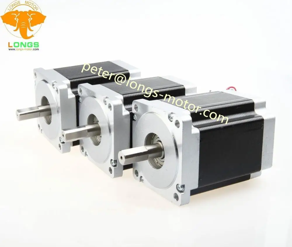 Европейский стандарт! Мотор LONGS для ЧПУ 3 шт. шаговый двигатель Nema 34 34HS1456 5.6A 1232