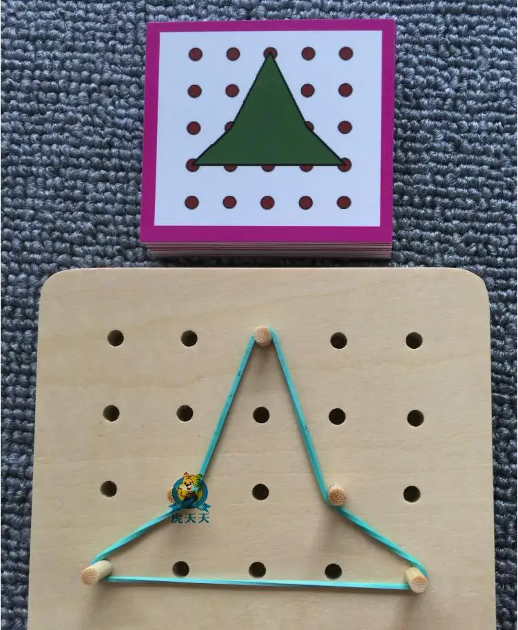 Обучающие игрушки Монтессори для детей с карточками ногтей | Игрушки и хобби