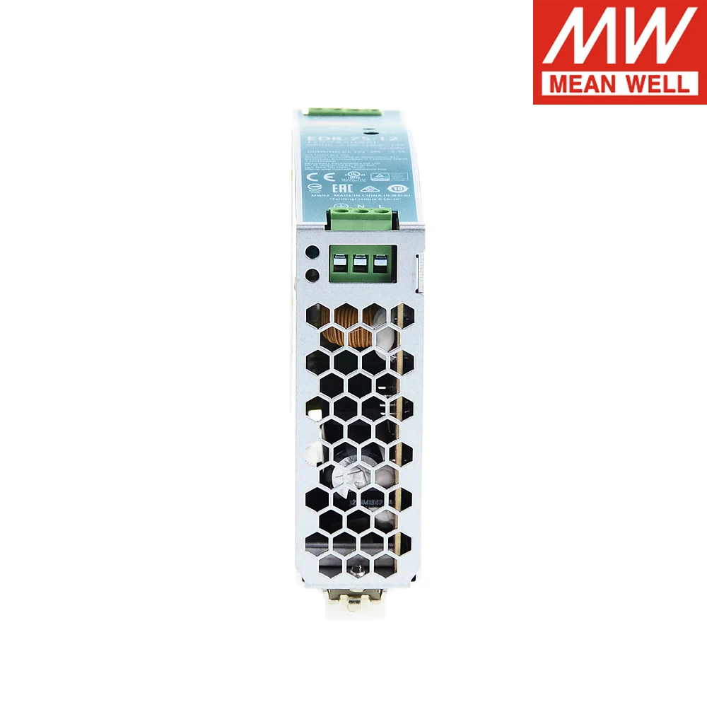 Mean Well EDR-75-12 EDR-75-24 220V AC TO DC 12V 24V 48V Single Output Switching power supply Meanwell Din Rail LED Driver | Обустройство