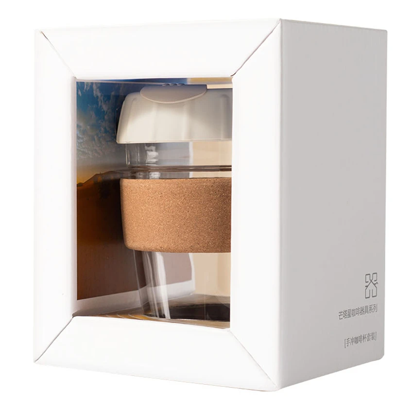 Стеклянная кофейная чашка набор фильтров из нержавеющей стали комбинация