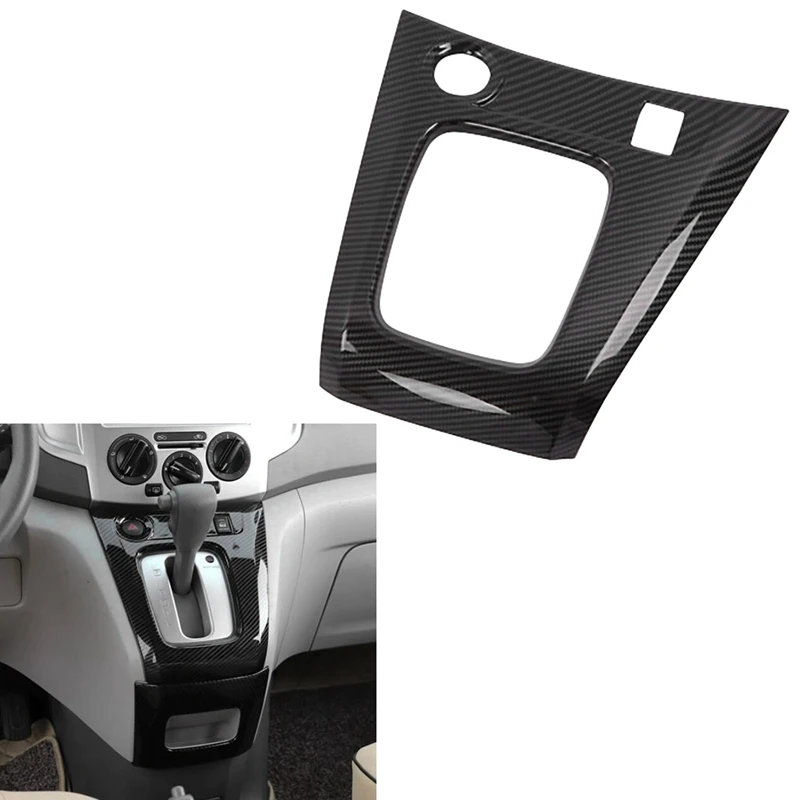 

Car Carbon Fiber Central Gear Panel Control Panel Decal Interior Modification for Nissan NV200 Evalia 2010-2018