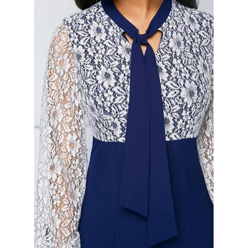 Белое платье из кружева на лето и осень для женщин 2020 года, повседневное, плюс-сайз, облегающее, элегантное, сексуальное, с длинными рукавами для вечеринок, размер 5XL.