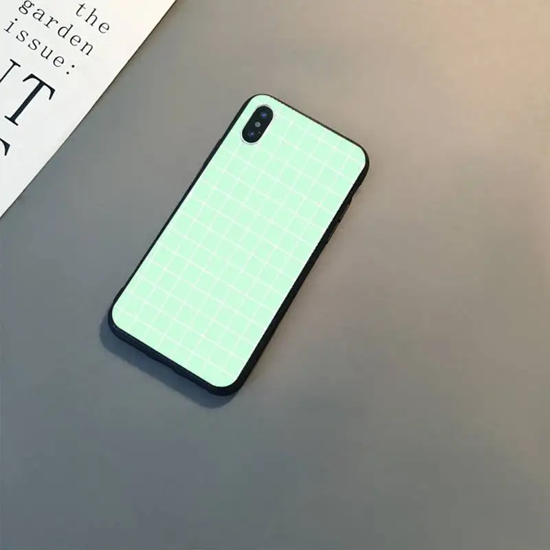 Цветной сетчатый чехол YNDFCNB для телефона iPhone 8 7 6 6S Plus 5 5S SE 2020 12pro max XR X XS MAX 11