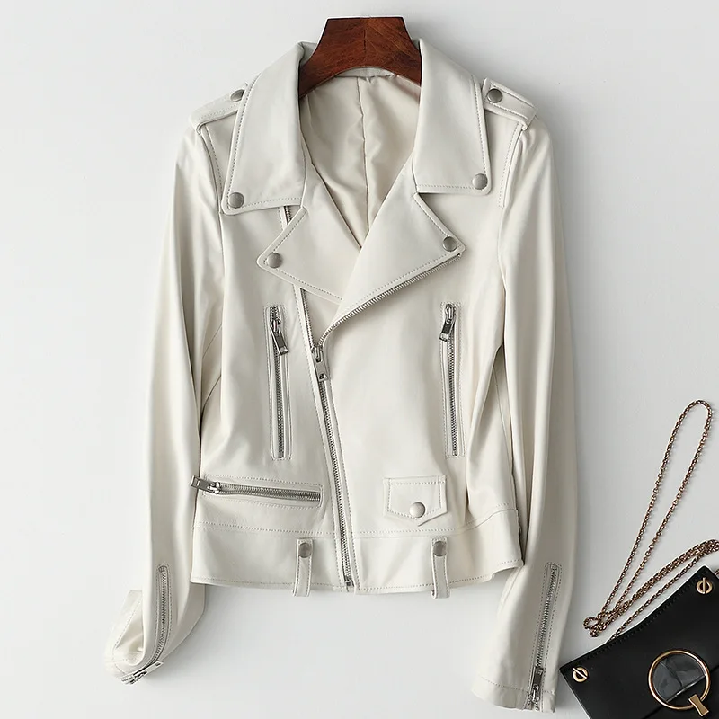 Куртка женская из натуральной овечьей кожи|Кожаные куртки| |