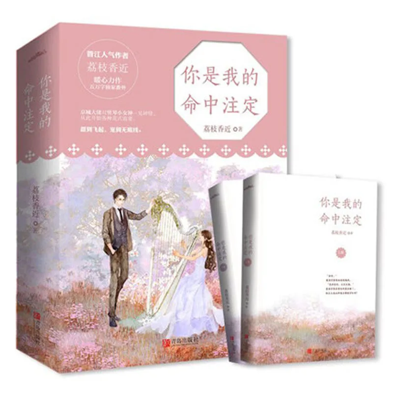 2 шт./комплект книга по романтической литературе Ni shi wo de ming zhong zhu ding|Романы| |