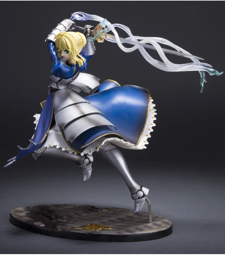 25 см японского аниме Fate/ночь с саблей из ПВХ Коллекция Модель игрушка подарок