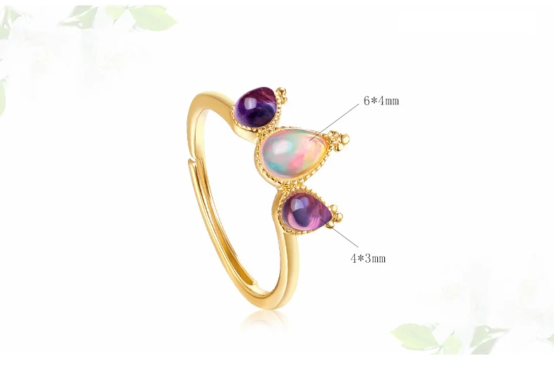 Кольцо женское из серебра 925 пробы с изменяемым размером|Кольца| |