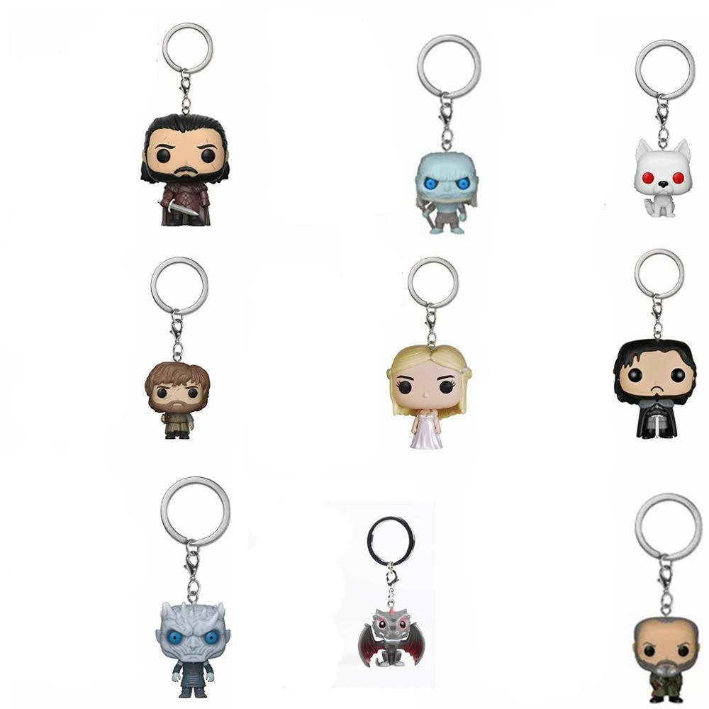 Новинка экшн фигурка из игры Thronesed SNOW DAENERYS Night KING Ghost Tyrion брелок игрушки для детей