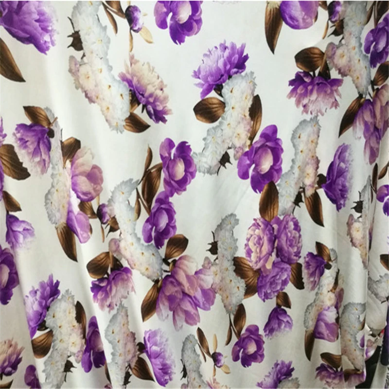 Эластичная ткань с цветочным принтом пиона 2020 высококачественная сделай сам