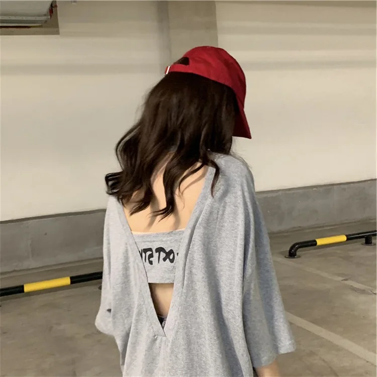 Xian 510 hui Лето, повседневные женские футболки Ulzzang, уличная одежда kawaii, мультяшный принт, футболка в Корейском стиле, Топы Harajuku, футболка с коротким рукавом - Цвет: Xian 510 hui