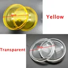 Новинка, высококачественные желтые Противотуманные фары диаметром 90 мм, противотумансветильник фары из закаленного стекла, водонепроницаемые противотуманные фары, противотуманные фары, стеклянная крышка