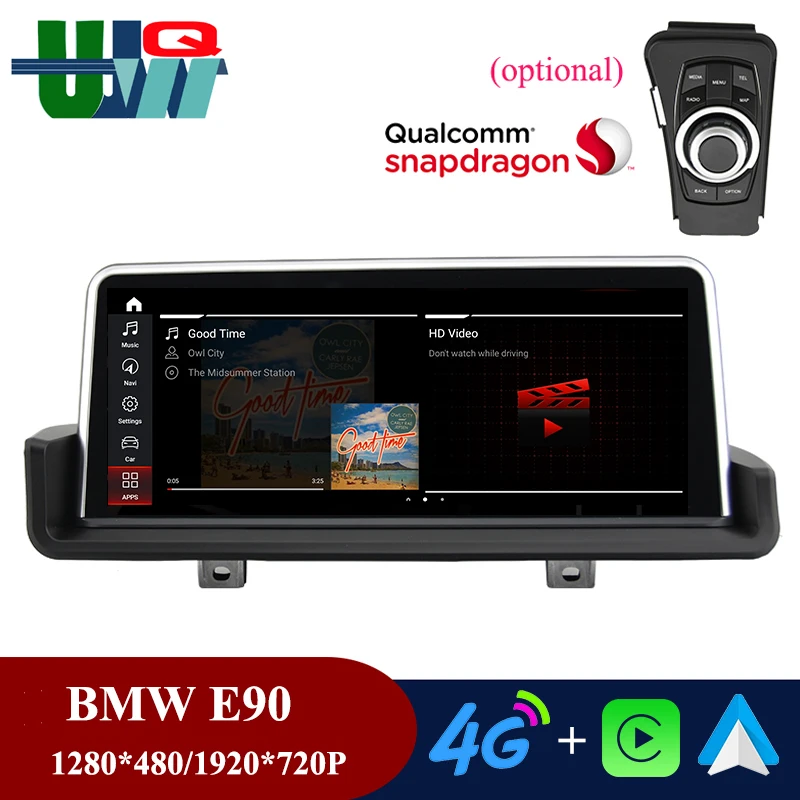 

UJQW 2 Din Android 11 Auto Radio Car Stereo GPS Navigation Radio for E90 E91 E92 E93 Multimedia Player BT Wifi Carplay 6G+128G