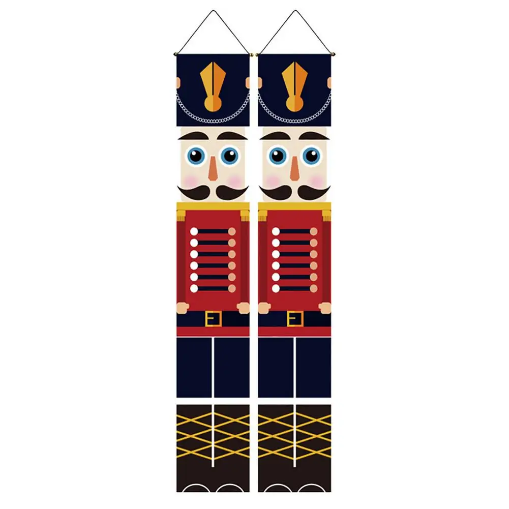 

Рождественский баннер, баннеры для орехов, знак для крыльца, Рождественский дверной знак для праздника, дома, улицы, крыльца, настенный Рожд...