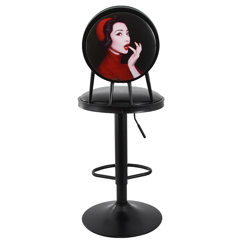 Античная Европейский Стиль 60 80 см регулируемая по высоте вращающийся барный стул