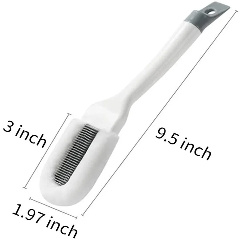 Professional shoe cleaning brush multifunctional long-handled cleaner white slippers kit hanging soft | Дом и сад