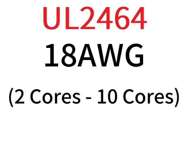 

Медный многожильный кабель UL2464 2-10 жил