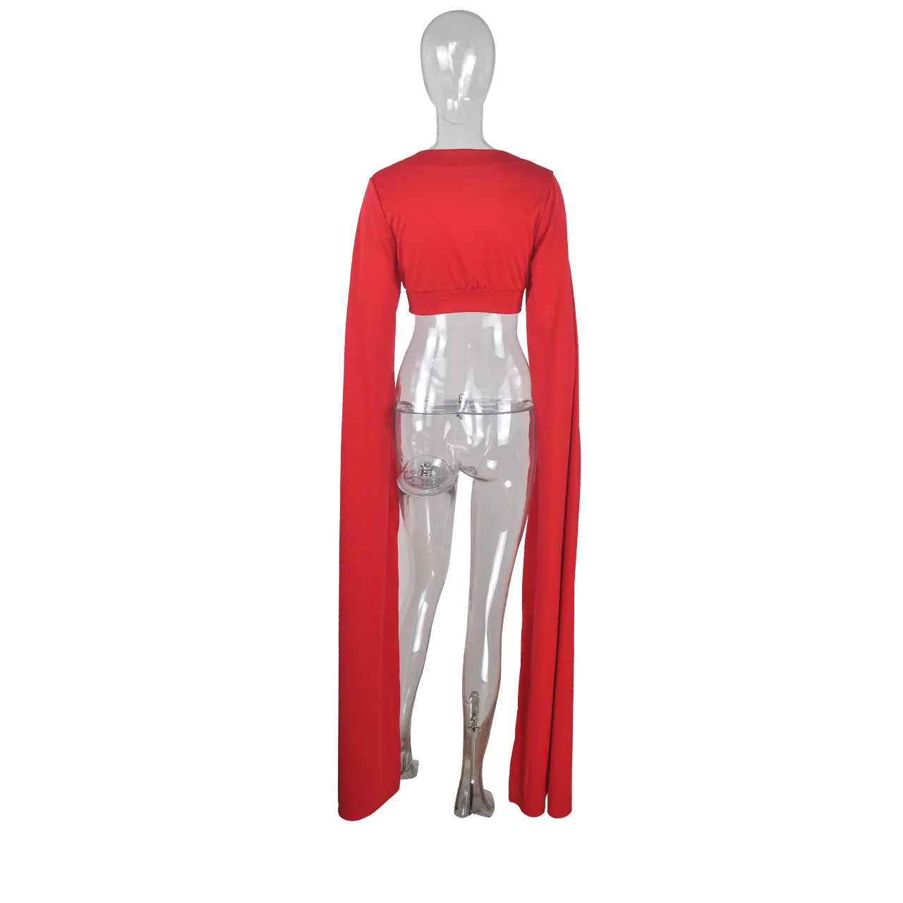 Однотонная футболка с V-образным вырезом накидка рукавами праздничные топы