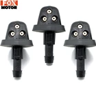 Стеклоочиститель 3 шт. спереди и сзади, омыватель ветрового стекла, тройная омывающая насадка, набор для VW T25 T3 Vanagon Upgrade