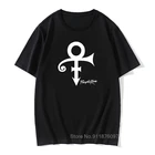 Мужская хлопковая футболка с принтом принтов Принц фиолетовый дождь рок рулон Яркая футболка принт музыкант принц Роджер Нельсон Яркая футболка