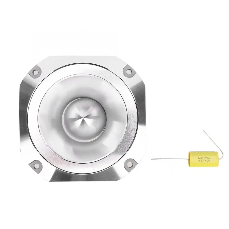 Алюминиевая Колонка серебристого цвета автомобильная стереосистема Hifi