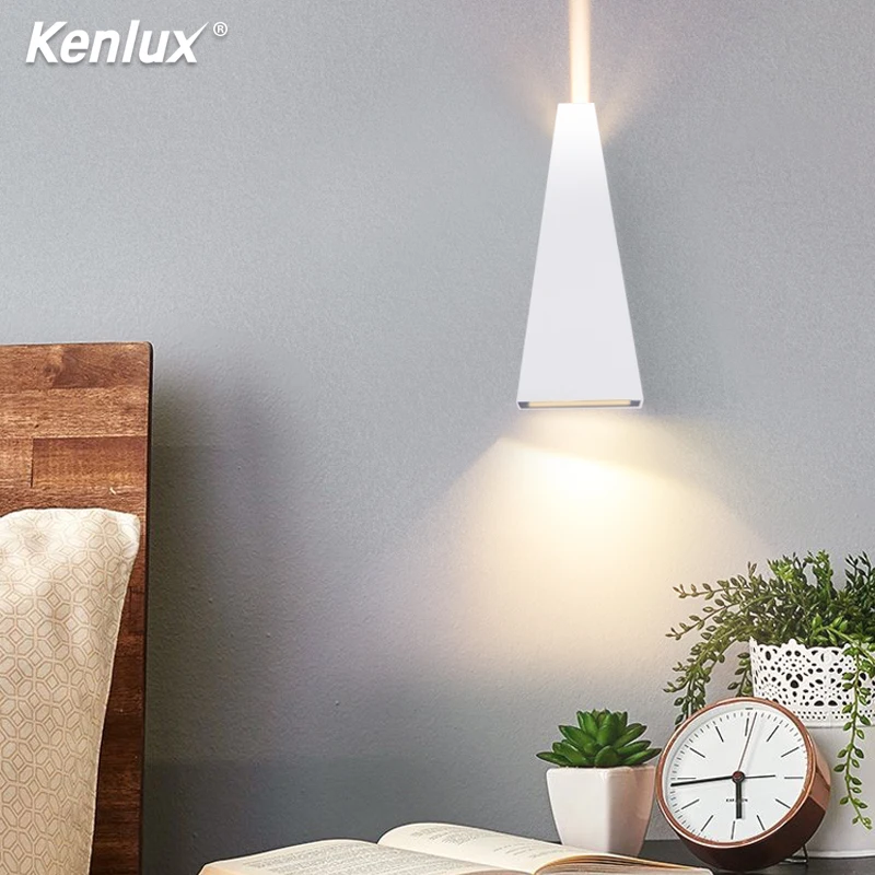 Kenlux 6 Вт светодиодный настенный светильник алюминиевый наружный внутренний Ip65