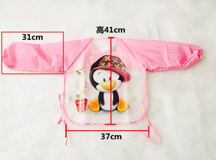 

Cartoon Baby Stuf Apron Adjustable Burp Cloths Feeding with Long Sleeves Baby Accessories Stuff Cute Animals bavoir toddler kids