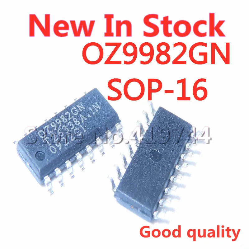 5 шт./лот OZ9982GN OZ9982 лапками углублением SOP-16 ЖК-дисплей материнскую плату чип IC в наличии новый оригинальный IC