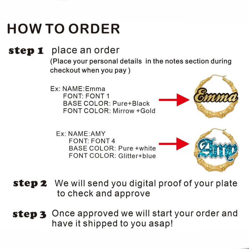 Золотой пользовательское имя серьги модные ювелирные изделия полые письмо по