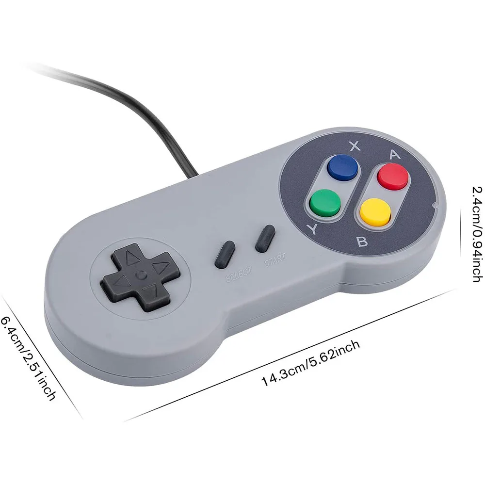 Игровой контроллер Raspberry Pi 4 (серый 2 упаковки) Model B/3B +/3B SNES Ретро USB-контроллер