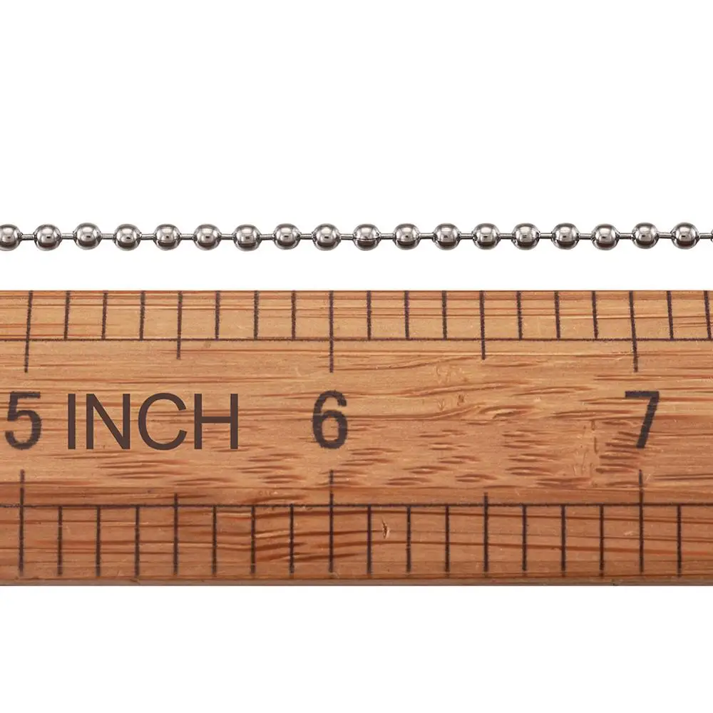 Декоративные цепочки из бисера шар нержавеющей стали 2 5 мм 316 цвет для ожерелья Diy