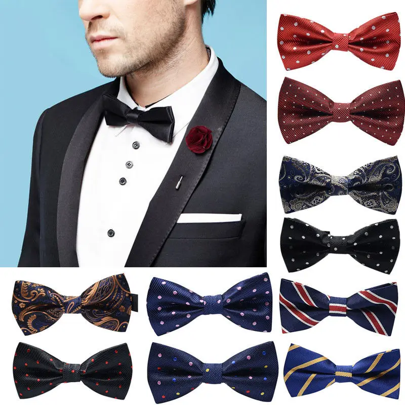 

Mens Classic Plaids Adjustable Tuxedo Bowtie Wedding Bow Tie Necktie Formal