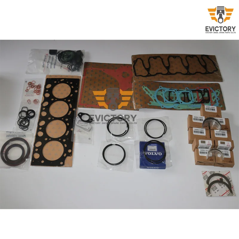 Запчасти для двигателя Detuz BF4M2012 поршневое кольцо + комплект подшипников