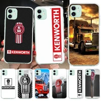 heavy truck kenworth phone case for iphone 12 pro max 11 pro xs max 8 7 6 6s plus x 5s se 2020 xr cover