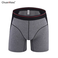 high quality cotton underwear large size extended mens boxer pants elastic soft fitness shorts
