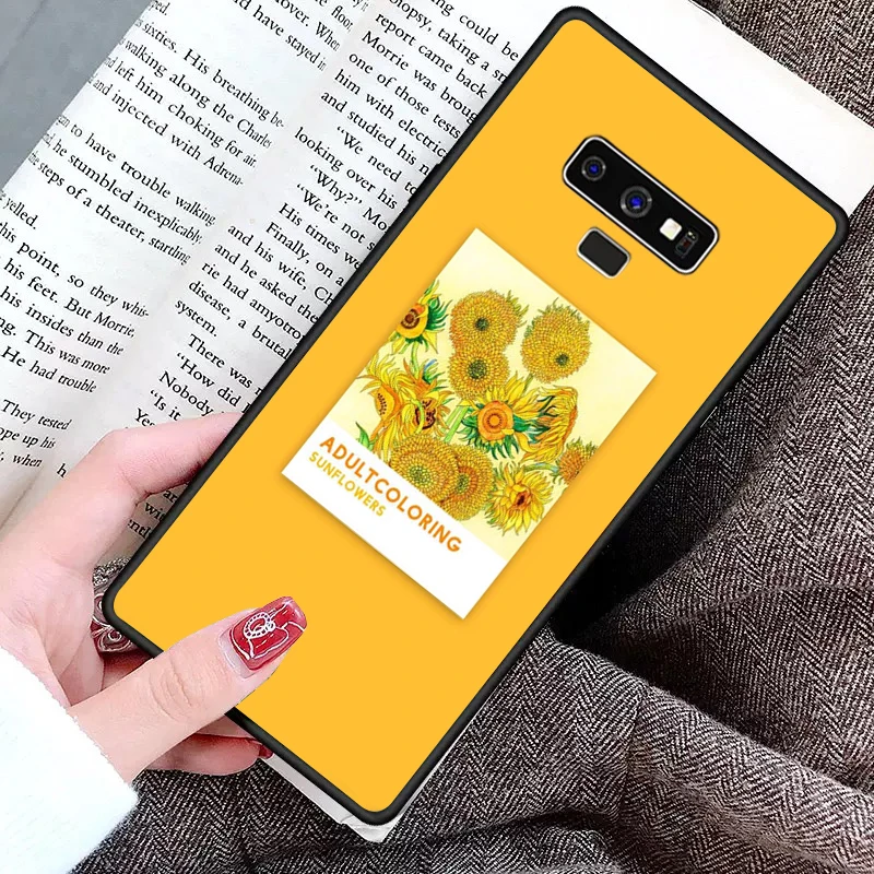 Чехол Vingate Vincent Van Gogh Pantone для телефона Samsung Note 3 4 5 7 8 9 10 pro A7 2018 A10 A40 A50 A70 J7