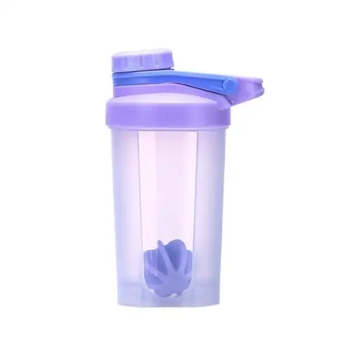 500ml Purple 500 ml/700 ml протеин порошок шейкер бутылка герметичная с ручкой тренажерный зал Фитнес Прочный Спортивный Бутылки для воды посуда для напитков - Цвет: 500ml Purple