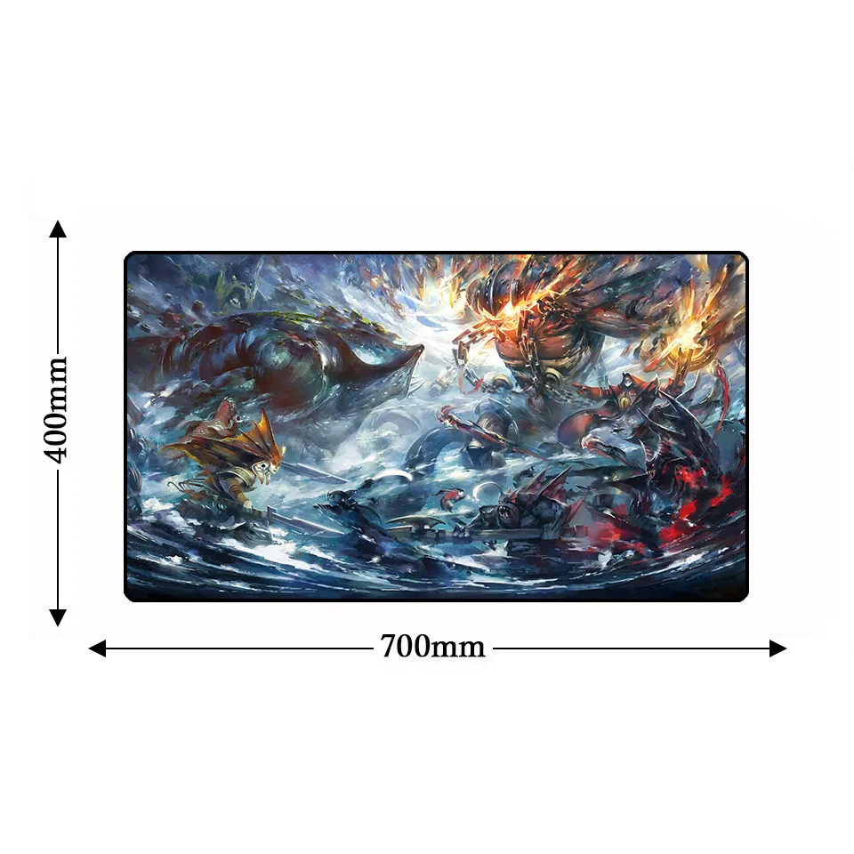 Противоскользящий XL DOTA 2 натуральный резиновый компьютерный игровой коврик для