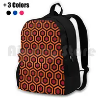 Hi Res-The Shining Overlook Hotel 237 Carpet Pattern Outdoor Hiking Backpack Riding Climbing Sports Bag The Shining Overlook