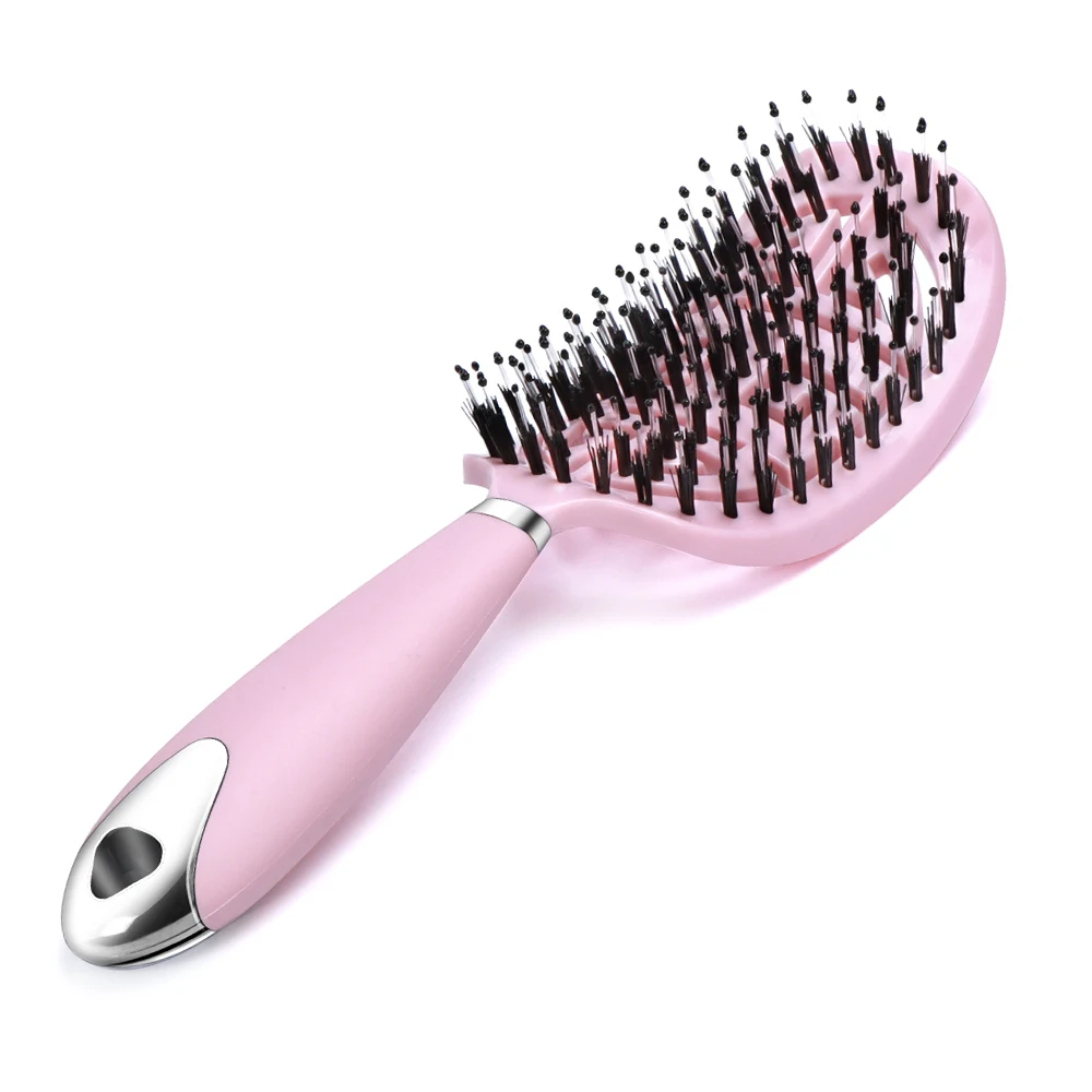 

Brosse Cheveux Femme Hairbrush Anti Klit Detangler Detangling Hair Brush Bristle Nylon Scalp Massager Tangle Teaser Hair Comb