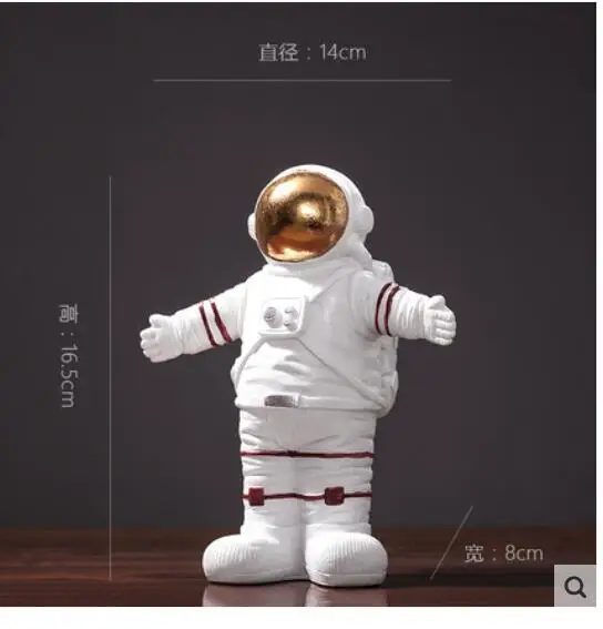 Домашняя фигурка в скандинавском стиле креативная модель астронавта украшение