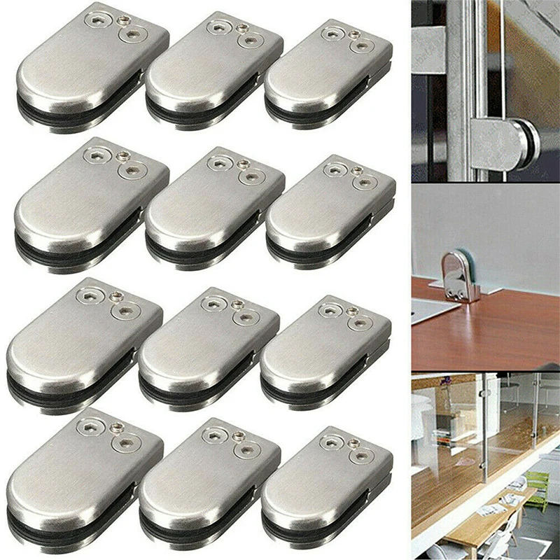 1 шт./компл. высококачественные стеклянные зажимы из нержавеющей стали настенный