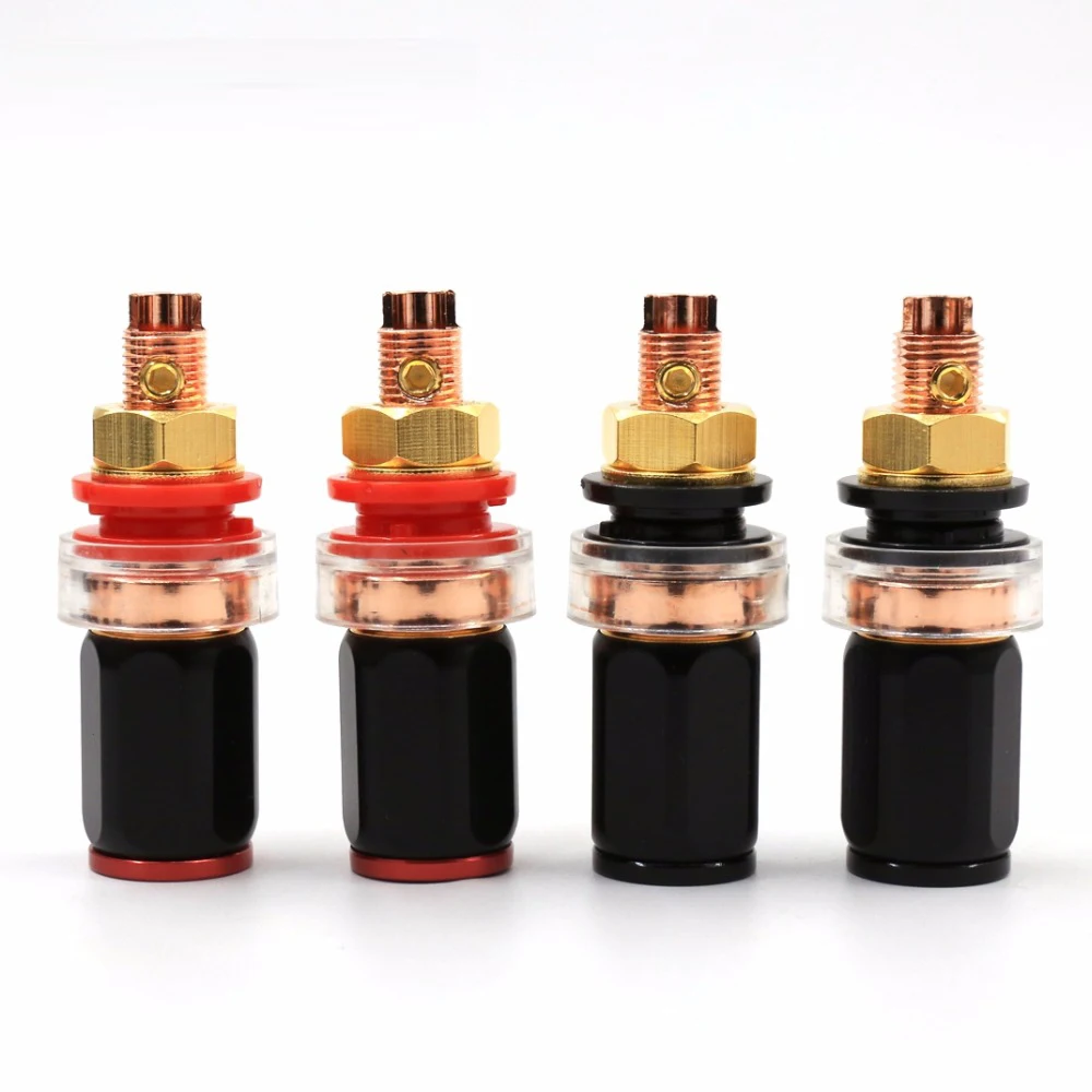 4 шт. Зажимная Клемма мм штепсельная вилка типа банан HI-END колонка усилитель