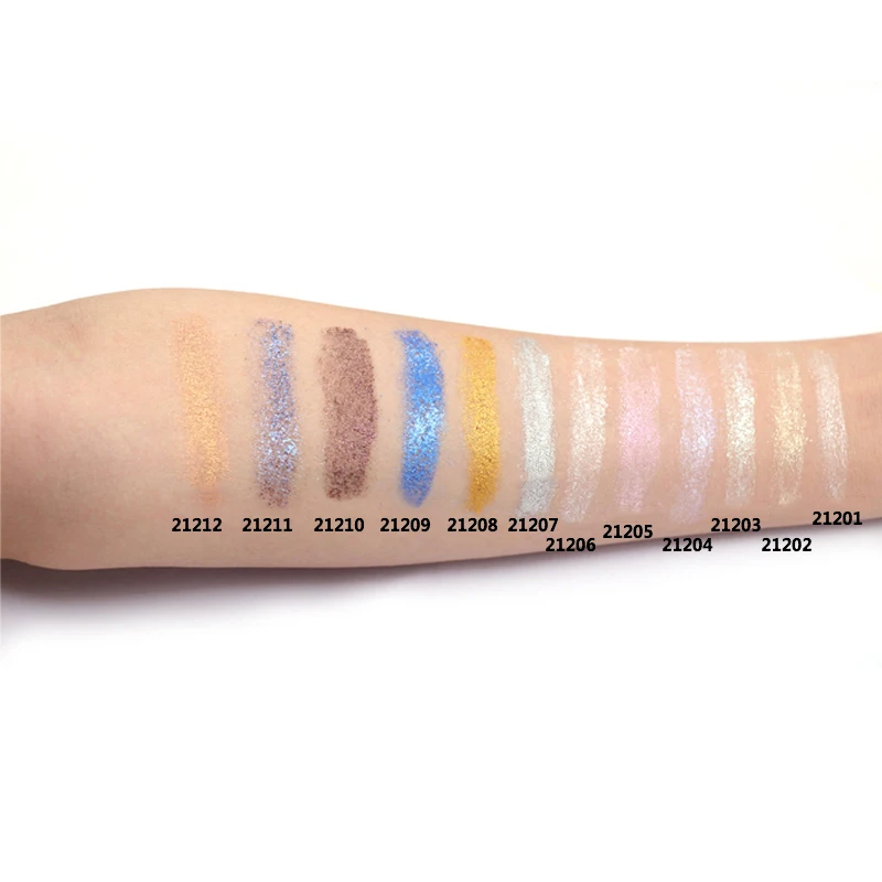 STARWAY блестящие тени для век 6 набор кистей макияжа порошок Стразы салон глаз