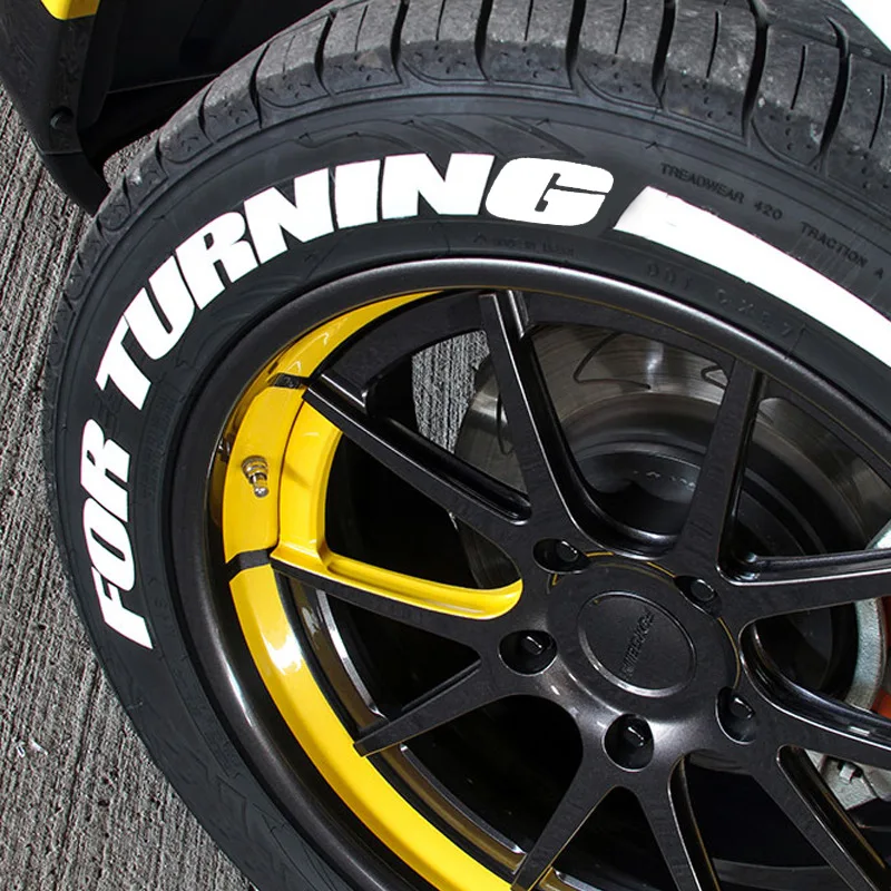 Наклейки на шины s автомобиль резиновые надписи белые DIY наклейки для настройки