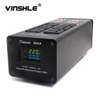 Фильтр питания, 3000 Вт, 15 А, светодиодный дисплей, ac8, очиститель звука, Молниезащита, розетка переменного тока, улучшенный фильтр, черный