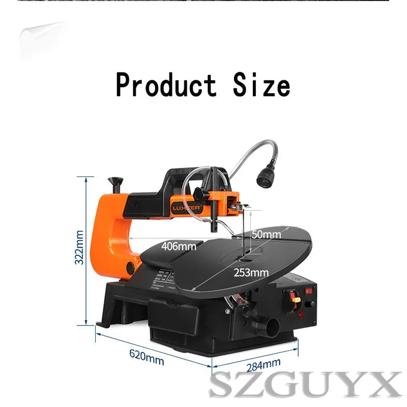 Jig пила LISM SSA16LV 120 Вт прокручивающаяся сделай сам для резки дерева пилы глубиной 50