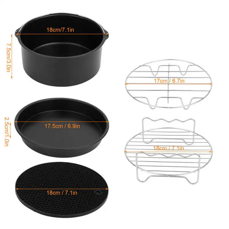 

Kitchen Cooking Tools Accessories Steamers /Set Baking Tray Pan Food Steaming Rack Set Stainless Steel Kitchen Electric