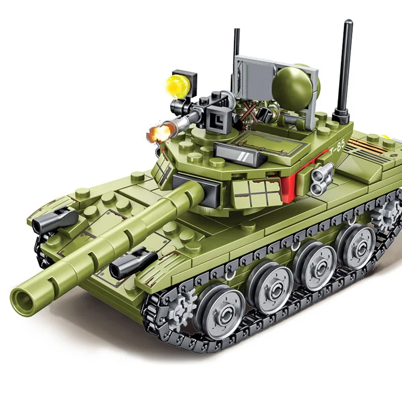 SEMBO 324 шт. военные наборы основной боевой танк Второй мировой войны строительные