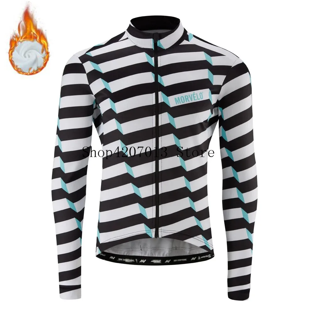 Мужская теплая флисовая одежда для велоспорта на зиму 2019|Майки велоспорта| |